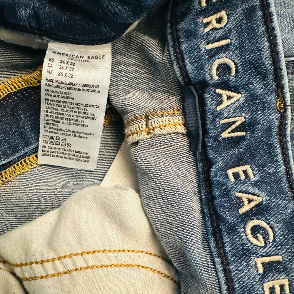 American Eagle Outfitters Athletic Straight Jeans Bundle Mens 34x32 - Picture 9 of 13